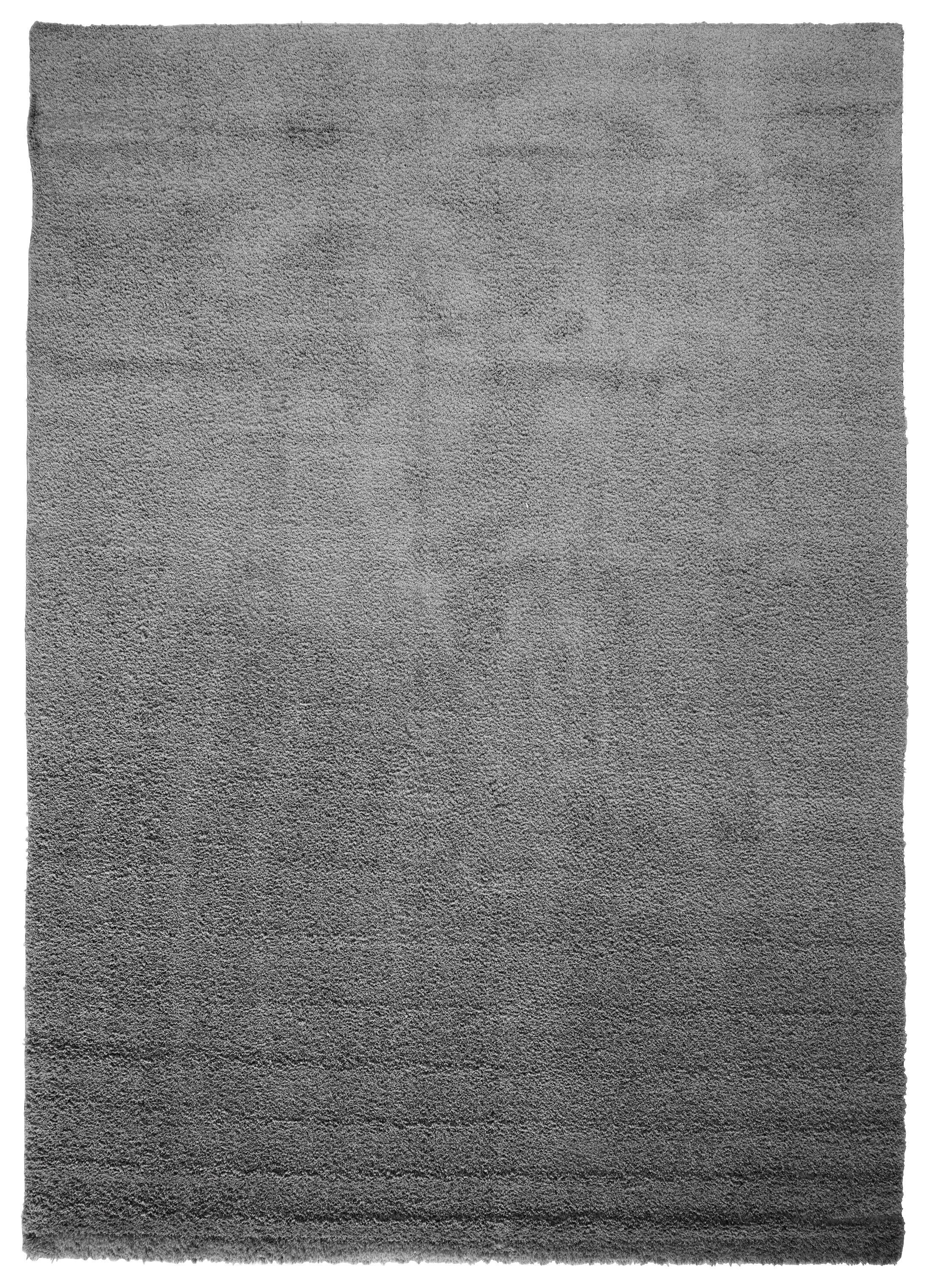 Hochflorteppich Nobel Micro 140/200 - Grau, MODERN, Textil (140/200cm)