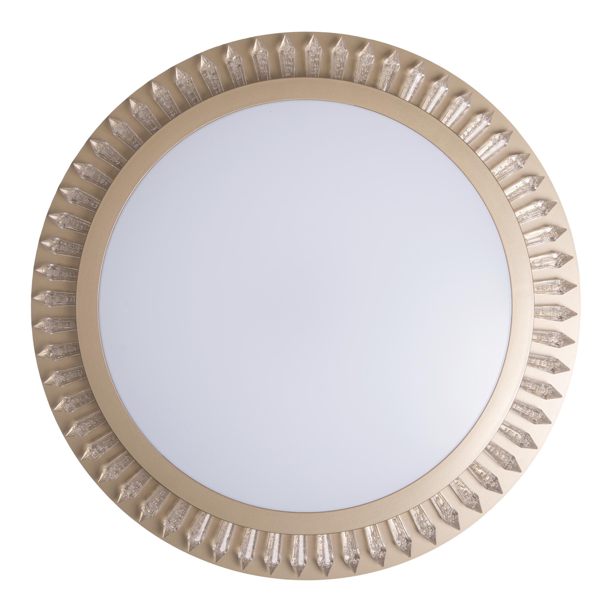 LED-Deckenleuchte Ø 48 cm dimmbar mit Fernbedienung - Goldfarben, KONVENTIONELL, Kunststoff/Metall (48/6,5cm) - Näve