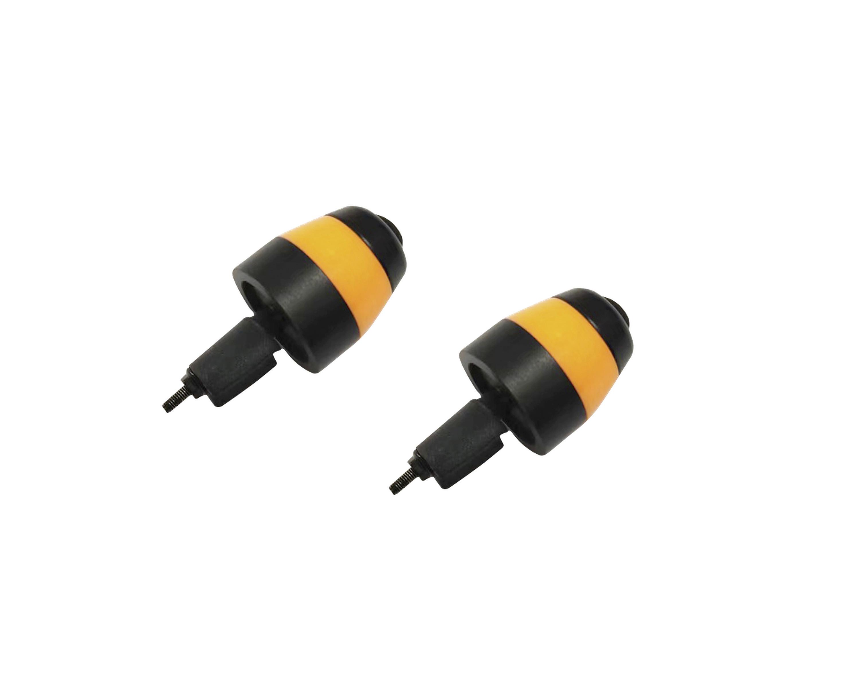 Blinker Nachrüstset, E-Scooter passt auf jeden Standardlenker - Schwarz, Basics, Kunststoff (9,8/16,5/3,2cm) - DENVER