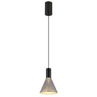 Led-hängeleuchte 15741h1 - Schwarz, Design, Glas/Metall (17/150cm) - Globo