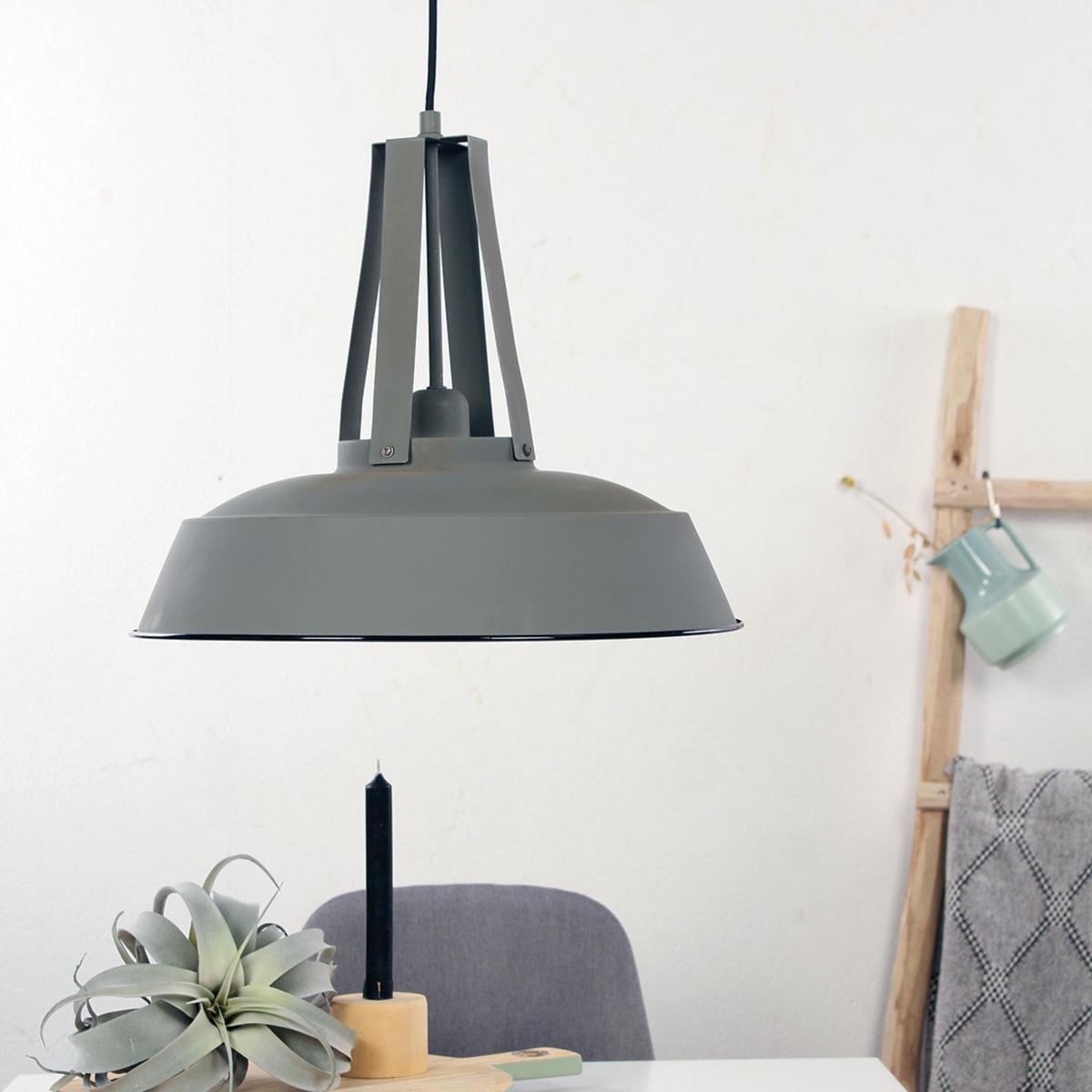 Pendelleuchte Eden - Grau, Trend, Metall (42/45-200/42cm)