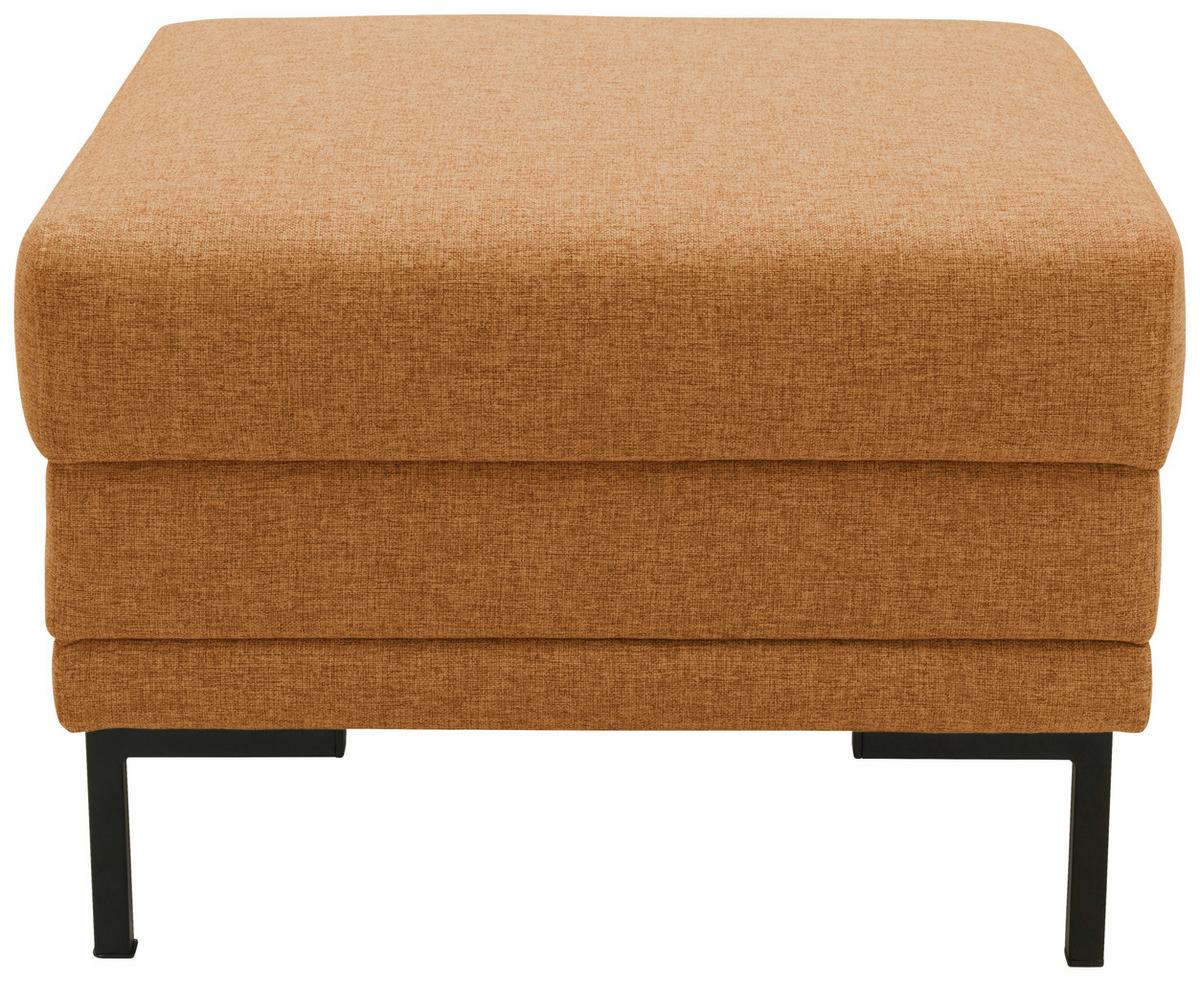 Hocker Looks Vii - Messingfarben/Schwarz, Design, Textil (55/45/55cm) - LOOKS by W.Joop