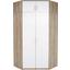 Aufsatzschrank Wien B:120cm Weiß/ San Remo Eiche Dekor - Eichefarben/Weiß, KONVENTIONELL, Holzwerkstoff (120/39/54cm) Aufsatzschrank Wien B:120cm Weiß/ San Remo Eiche Dekor - Eichefarben/Weiß, KONVENTIONELL, Holzwerkstoff (120/39/54cm)