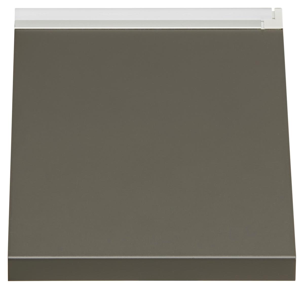 REGÁLOVÁ POLICE STOCKHOLM - barvy břidlice, Moderní, kompozitní dřevo (17,7/1,9/25cm) - Premium Living