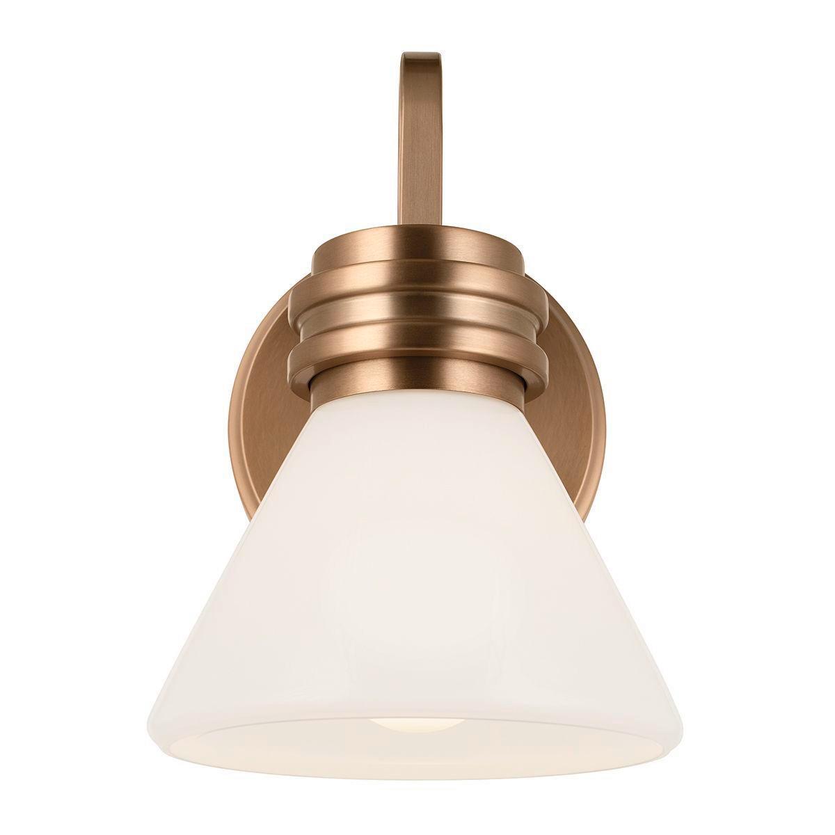 Fürdőszobai Falilámpa Kl-Farum1-Cpz - Pezsgő/fekete, Konventionell, üveg/fém (2,40/1,78/2,15cm) - Elstead Lighting