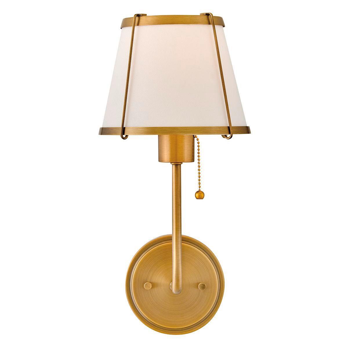Falilámpa Hk-Clarke1-Dbr-Ow - aranyszínű/gyöngyház, Konventionell, fém (40/18,4/22,2cm) - Elstead Lighting