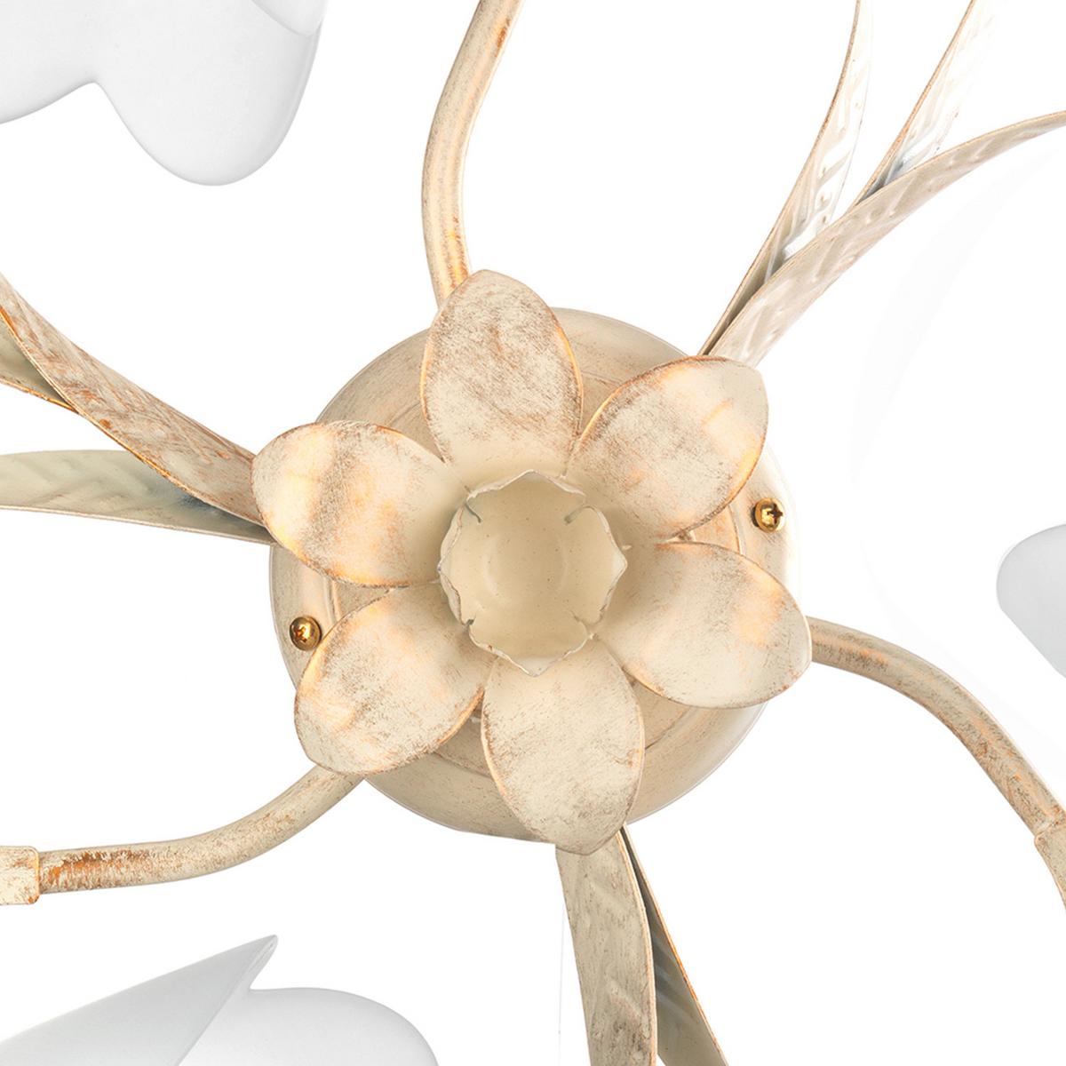 Deckenleuchte 4250/Pl3a - Weiß, KONVENTIONELL, Glas/Metall (50/18cm)