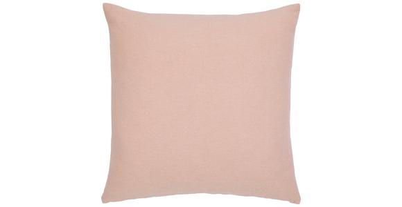 Zierkissen Nora 45x45 cm Polyester Rosa mit Zipp - Rosa, MODERN, Textil (45/45cm) - Luca Bessoni