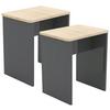 Hocker Esal Anthrazit H: 45 Cm Esal - Anthrazit, MODERN, Holzwerkstoff (40/45/30cm) - MID.YOU
