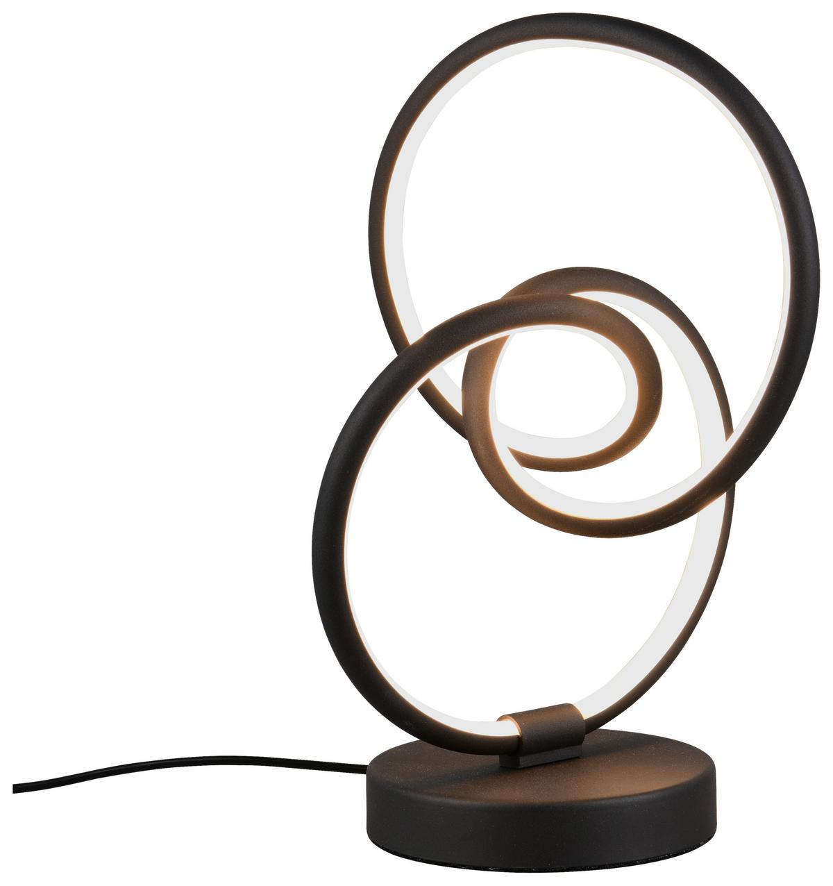 Led-tischleuchte Dafne - Schwarz, Basics, Kunststoff/Metall (18/28,5cm) - Luca Bessoni