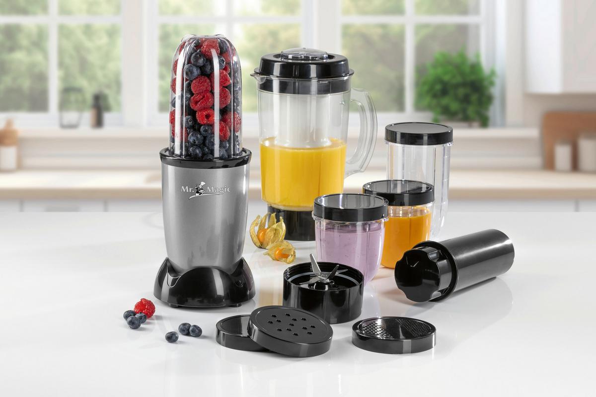 Shake-mixer 13995 - Silberfarben/Schwarz, Basics, Kunststoff/Metall (11,5/32,0/11,5cm)