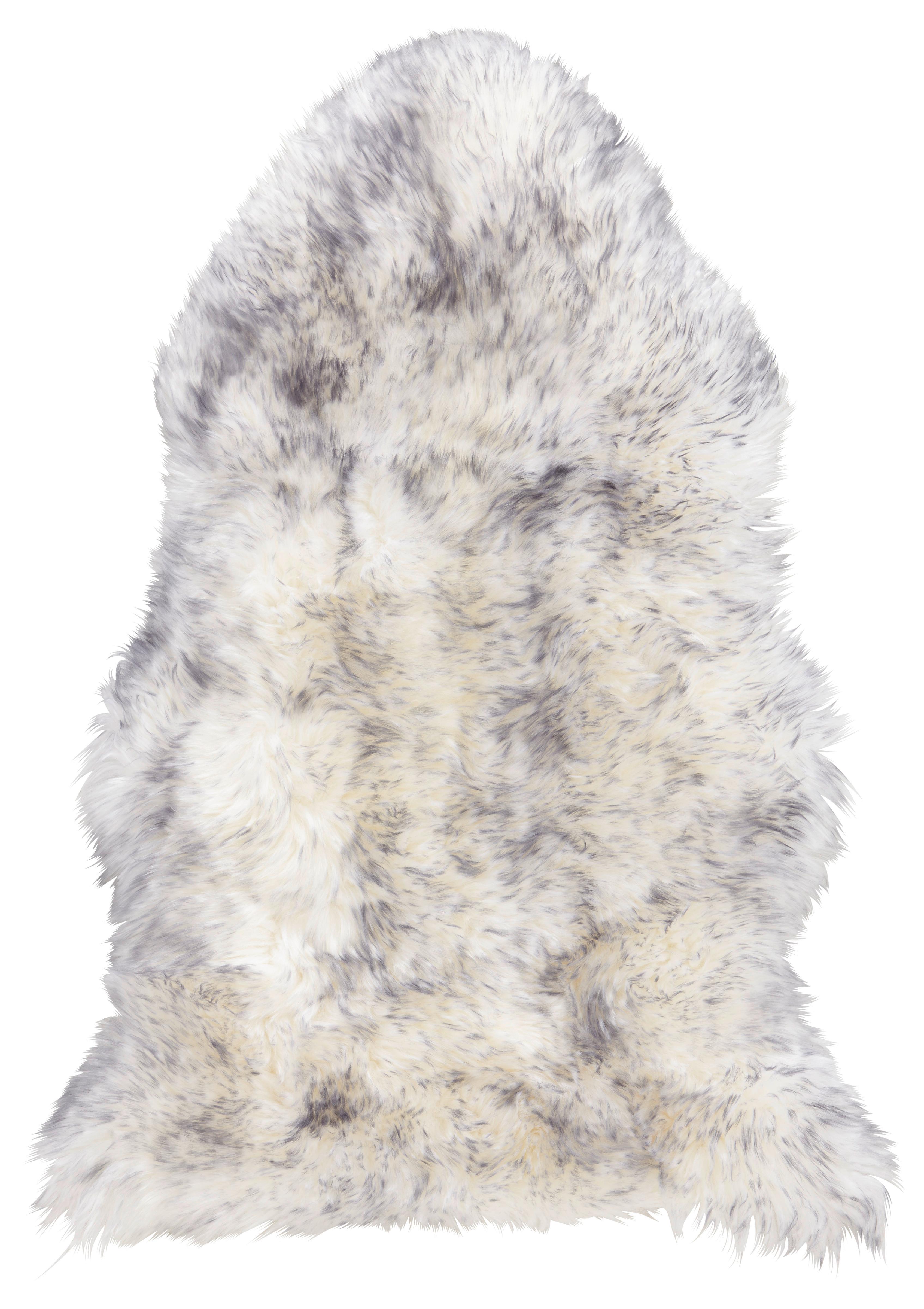 OVČÍ KOŽEŠINA Lea, 60/90cm, šedá - šedá, Romantický / Rustikální, textil (60/90cm) - Modern Living