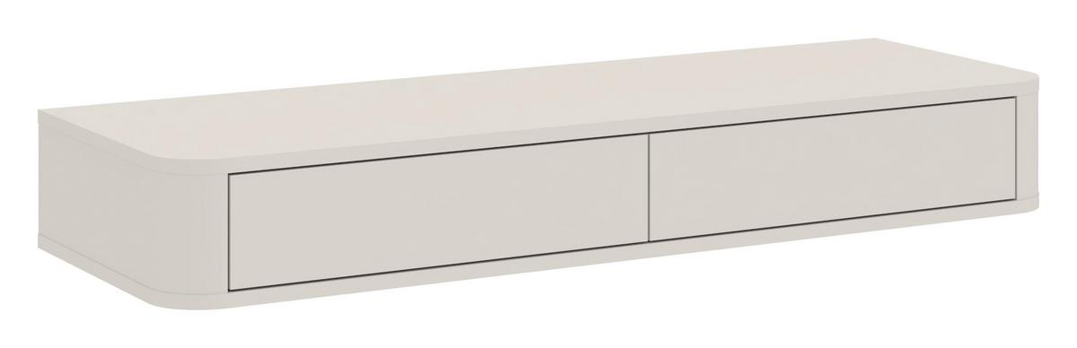 SCHMINKTISCH Mocha Kaschmir B: 115,2cm - Kaschmir, Design, Holzwerkstoff (115,2/15,8/40cm) - MID.YOU