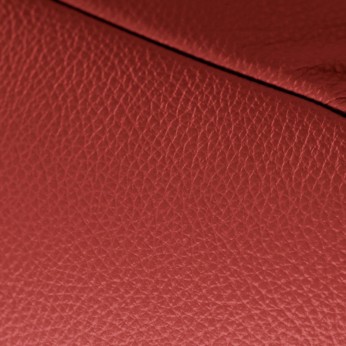 Relaxliege Swing Silver Rot B: 65 cm - Silberfarben/Rot, Design, Leder (65/65-95/171cm) - Livetastic