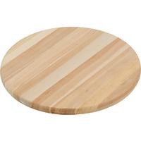Drehplatte Rund Aus Holz Jonathan, D: Ca. 35 Cm - Naturfarben, ROMANTIK / LANDHAUS, Holz (35/18cm) - James Wood