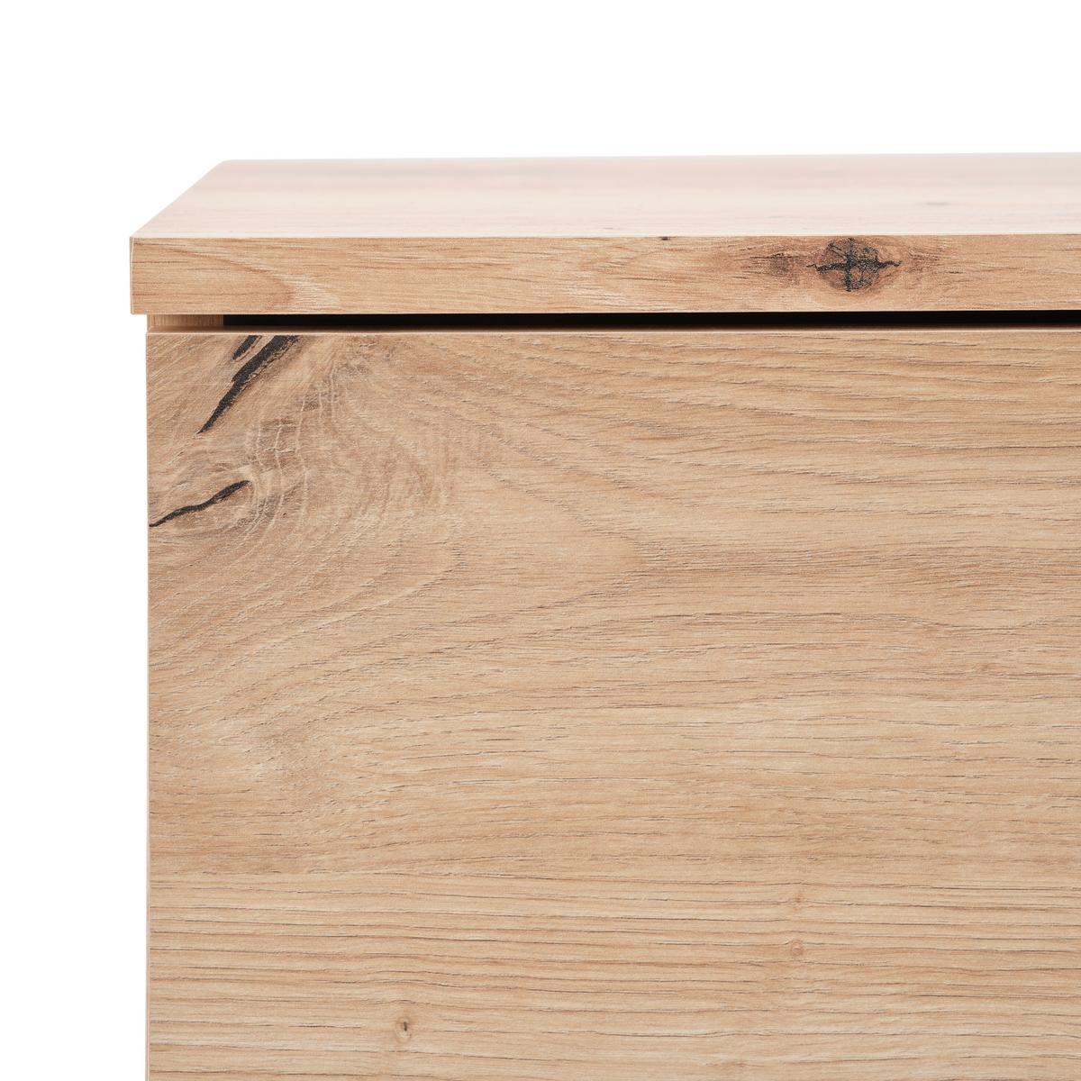 Nachtkästchen Ribe Eiche Artisan, 1 Lade, B: 40cm - Eiche Artisan, Basics, Holzwerkstoff (40/48/30cm) - P & B