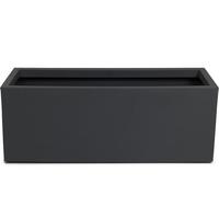 Übertopf Kunststoff Anthrazit Wetter-/ Und Uv-Beständig - Anthrazit, Basics, Kunststoff (80/30/30cm)