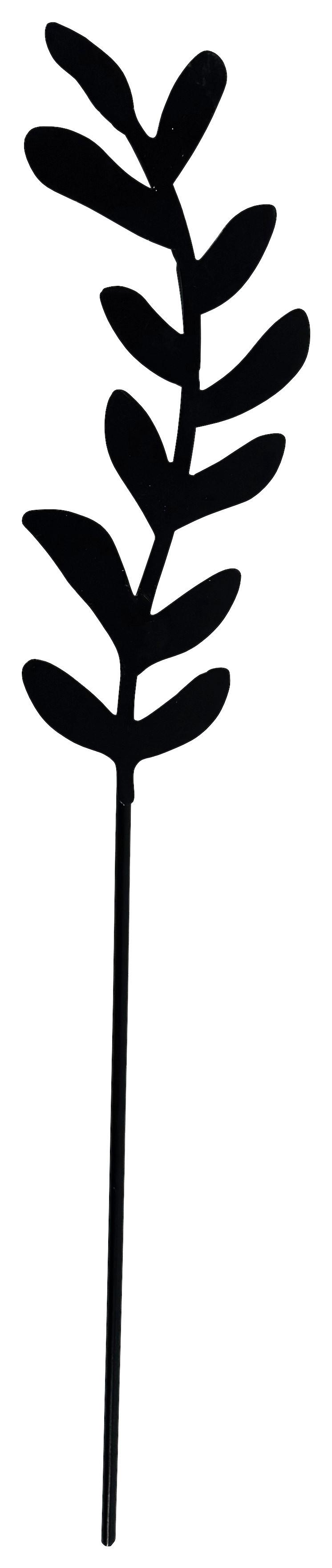 Dekoblume Lars - Schwarz, KONVENTIONELL, Metall (12/0,5/40cm) - Luca Bessoni