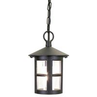 AUSSENHÄNGELEUCHTE BL21B-BLACK - Schwarz, KONVENTIONELL, Glas/Metall (15/26cm) - Elstead Lighting