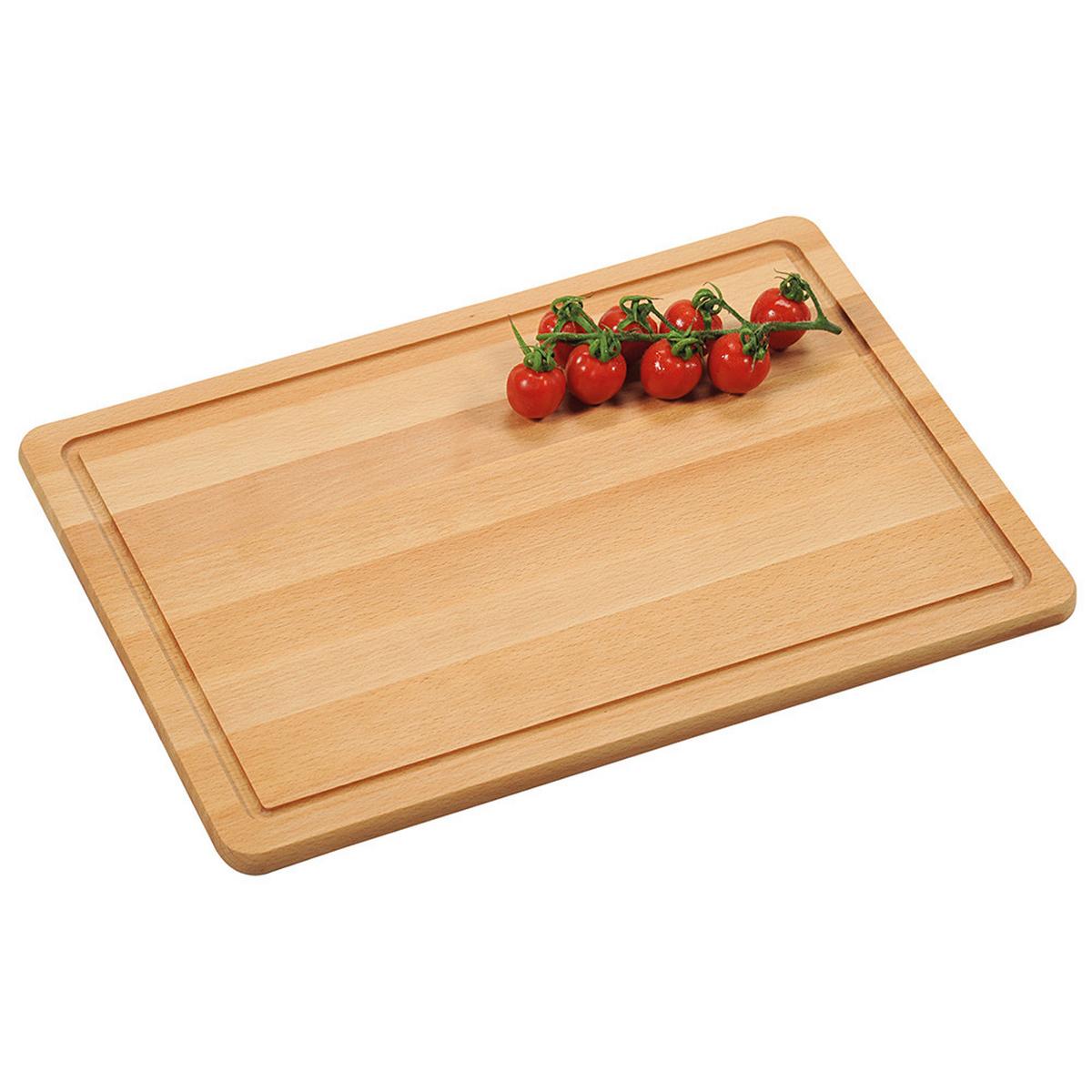 Schneidebrett Buchefarben L: 46 cm - Buchefarben, Basics, Holz (46/33/1.5cm) - Kesper
