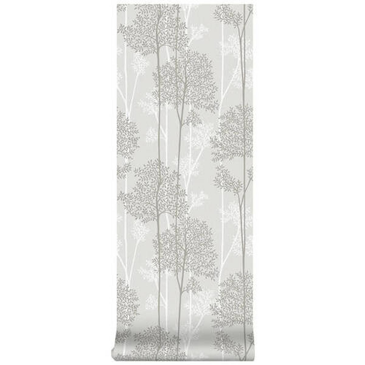 Vliestapete 33-287 - Grau, Basics, Papier/Kunststoff (52/1005cm)