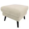 Hocker Tromso Creme B: 61 cm - Creme/Schwarz, Design, Textil (61/49/65cm) - Livetastic