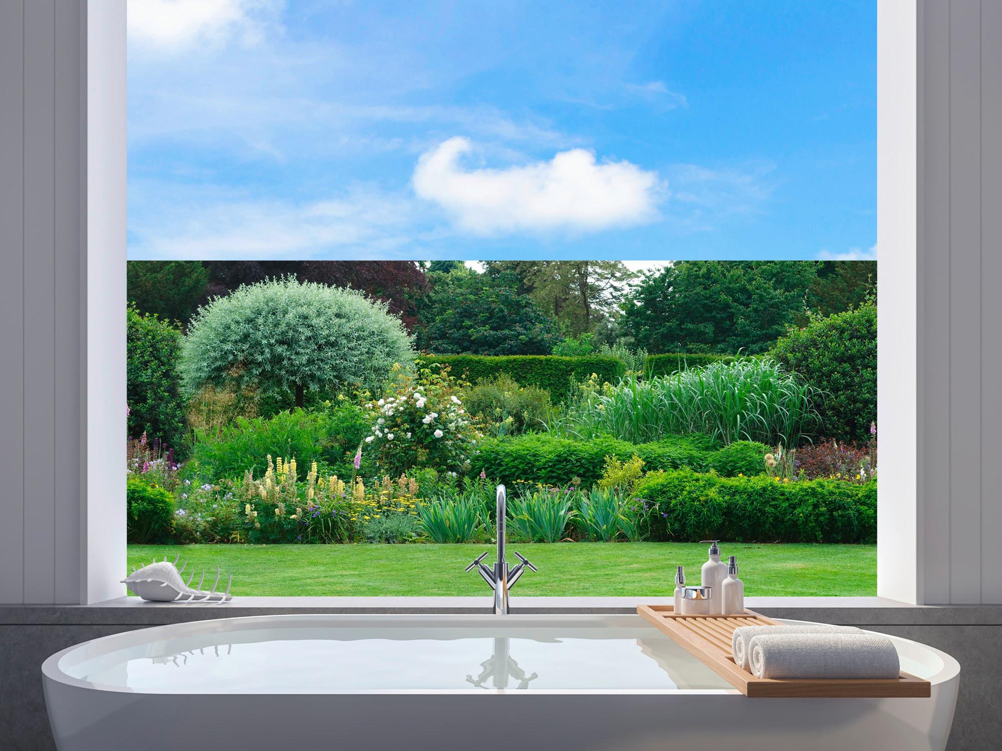 Klebefolie Gartenansicht Andrew 67,5x150 Cm - Basics, Kunststoff (67,5/150cm)