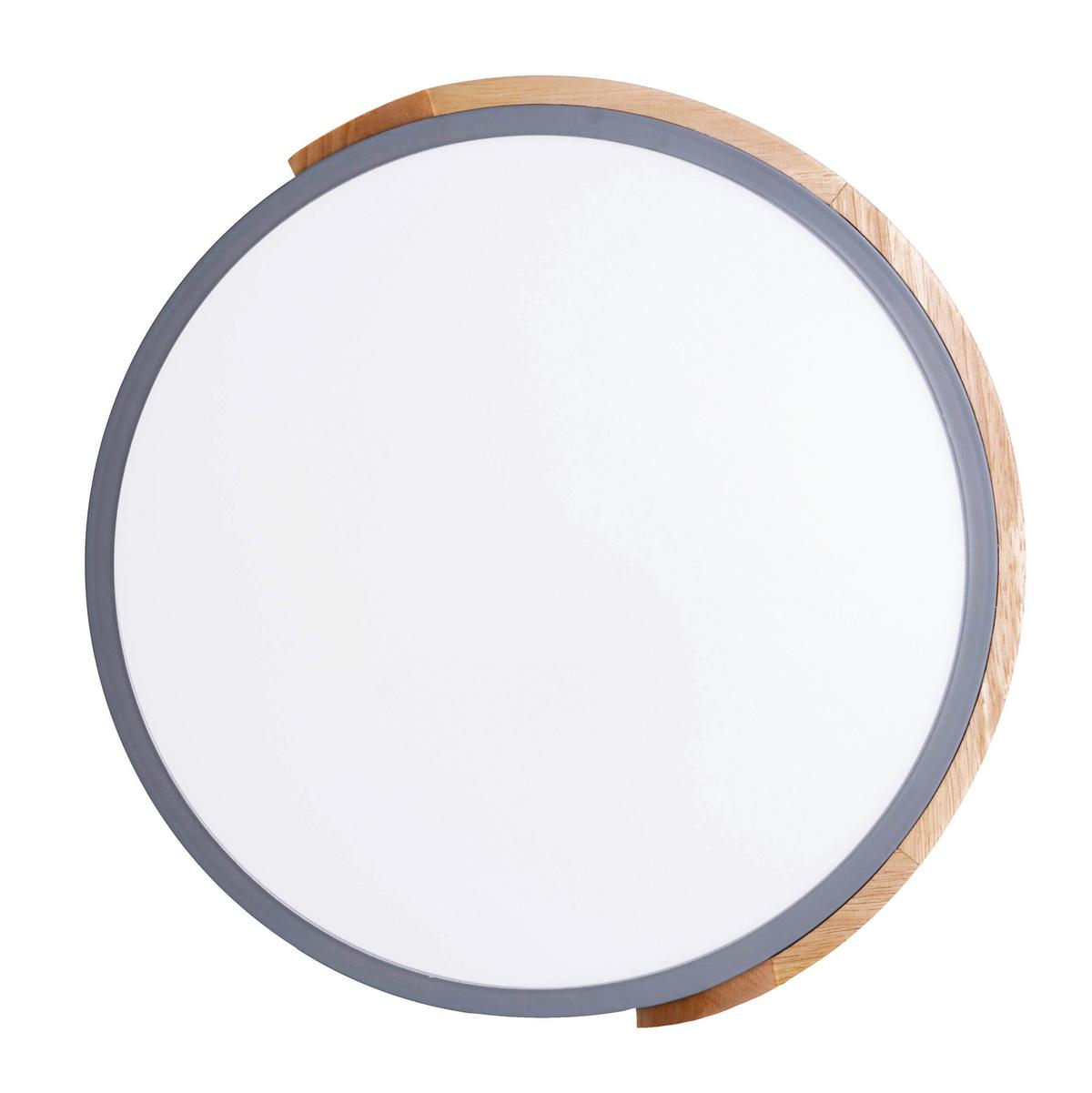 LED-Deckenleuchte 1414316 Borneo - Eichefarben/Transparent, Natur, Holz/Kunststoff (52/5.5cm) - Näve
