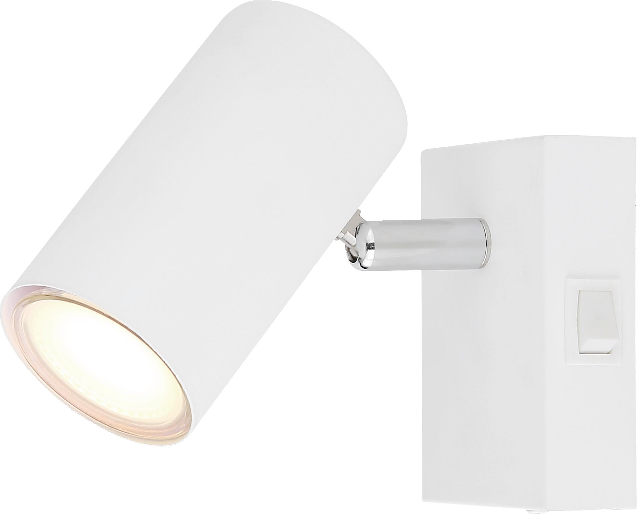 Strahler Witmo2 - Weiß, KONVENTIONELL, Metall (10/7/12cm)