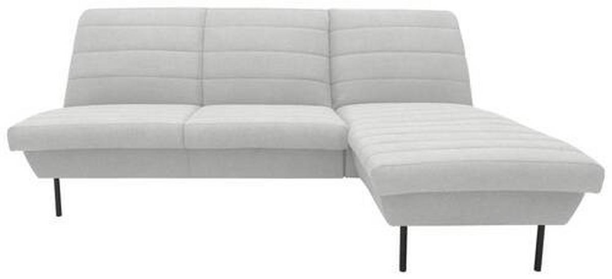 Ecksofa Looks Ix - Silberfarben/Schwarz, Design, Textil (214/168cm) - LOOKS by W.Joop