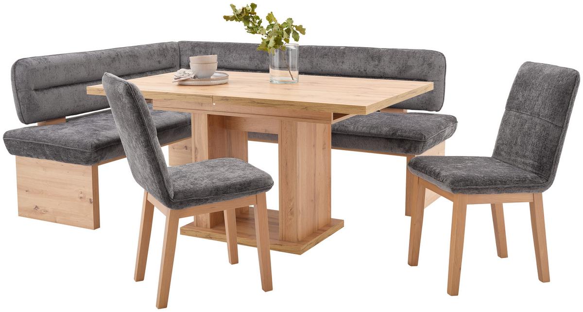 Eckbank Anthrazit Beluna Ii 170x212 Cm - Eichefarben/Anthrazit, KONVENTIONELL, Holz/Textil (170/212cm) - James Wood