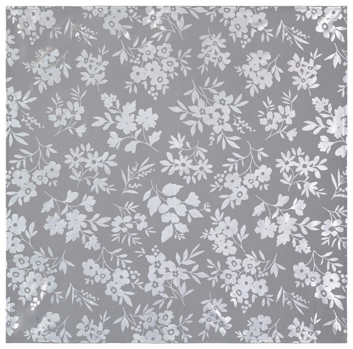 Tischdecke Josefa - Silberfarben, ROMANTIK / LANDHAUS, Textil (75/75cm) - James Wood