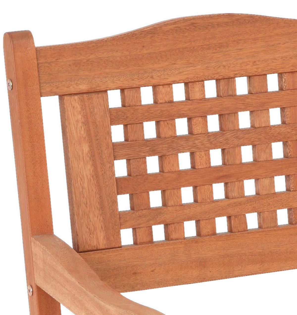 Gartensessel Lima Echtholz Eukalyptusholz - Naturfarben, Basics, Holz (58/90/58cm) - Gardenson