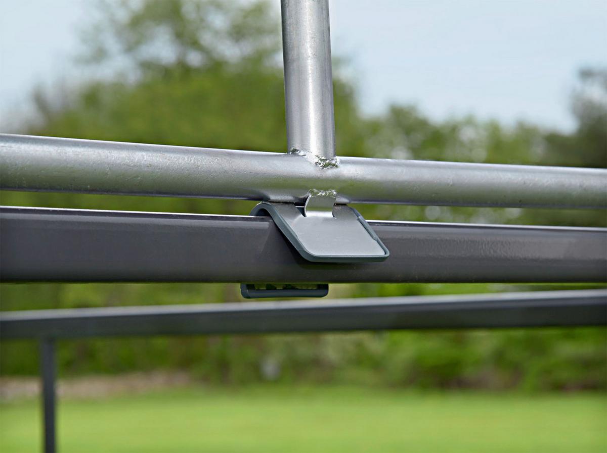 Zeltgarage Shelterlogic - Dunkelgrün, Basics, Kunststoff (370/370/170cm)