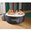 Whirlpool Aufblasbar Lay-Z-Spa Miami Ø 180 X H 66 cm - Schwarz/Weiß, KONVENTIONELL, Kunststoff (180/66cm) - Bestway