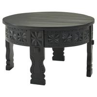 Konferenčný stolík WOHNLING čierny - čierna, Modern, drevo (60/60/36cm) - MID.YOU