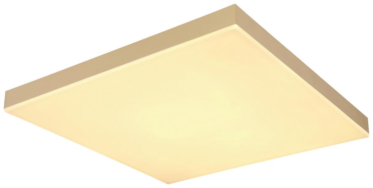 Led-deckenleuchte 41594d2m - Messingfarben/Weiß, Basics, Kunststoff/Metall (45/45/6,5cm) - Globo