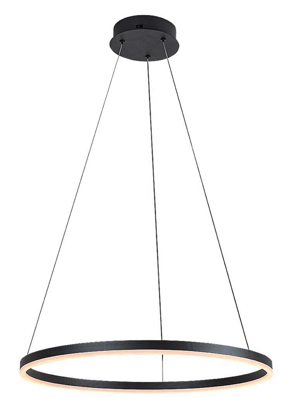 ZÁVESNÉ SVIETIDLO ISAURE - čierna/biela, Design, kov/plast (60/130cm)
