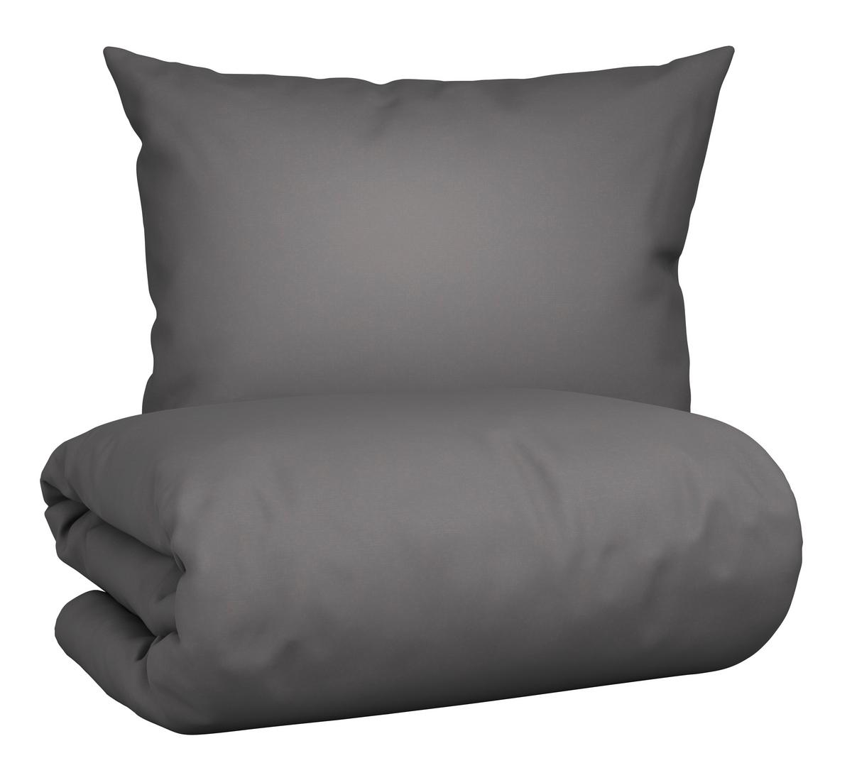 POVLEČENÍ Iris, 140/200cm, šedá - šedá, Moderní, textil (140/200cm) - Modern Living
