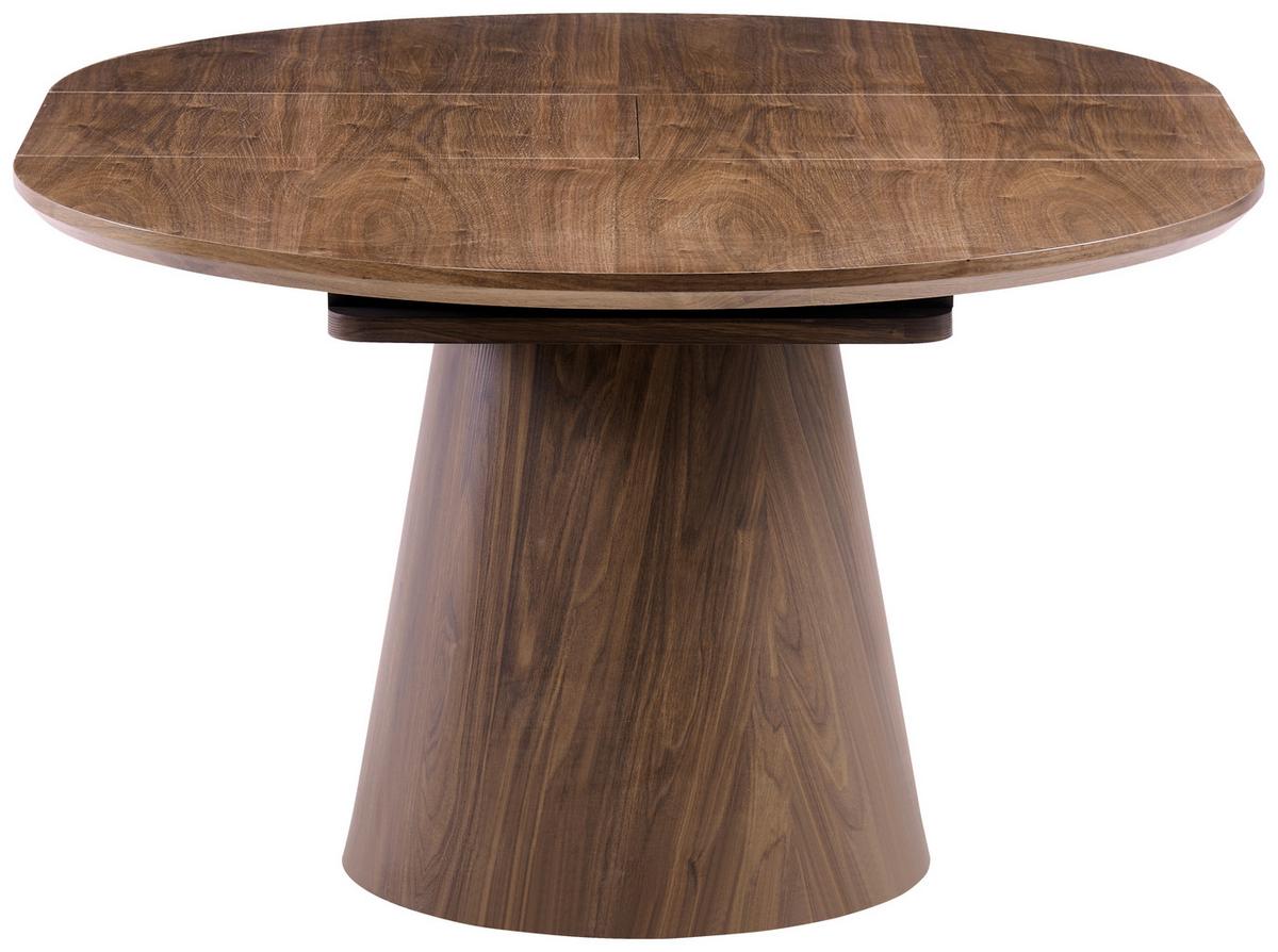 Esstisch Sundsvall Walnussfarben L: 120-160 cm - Walnussfarben, MODERN, Holz/Holzwerkstoff (120/160/120/76cm) - P & B