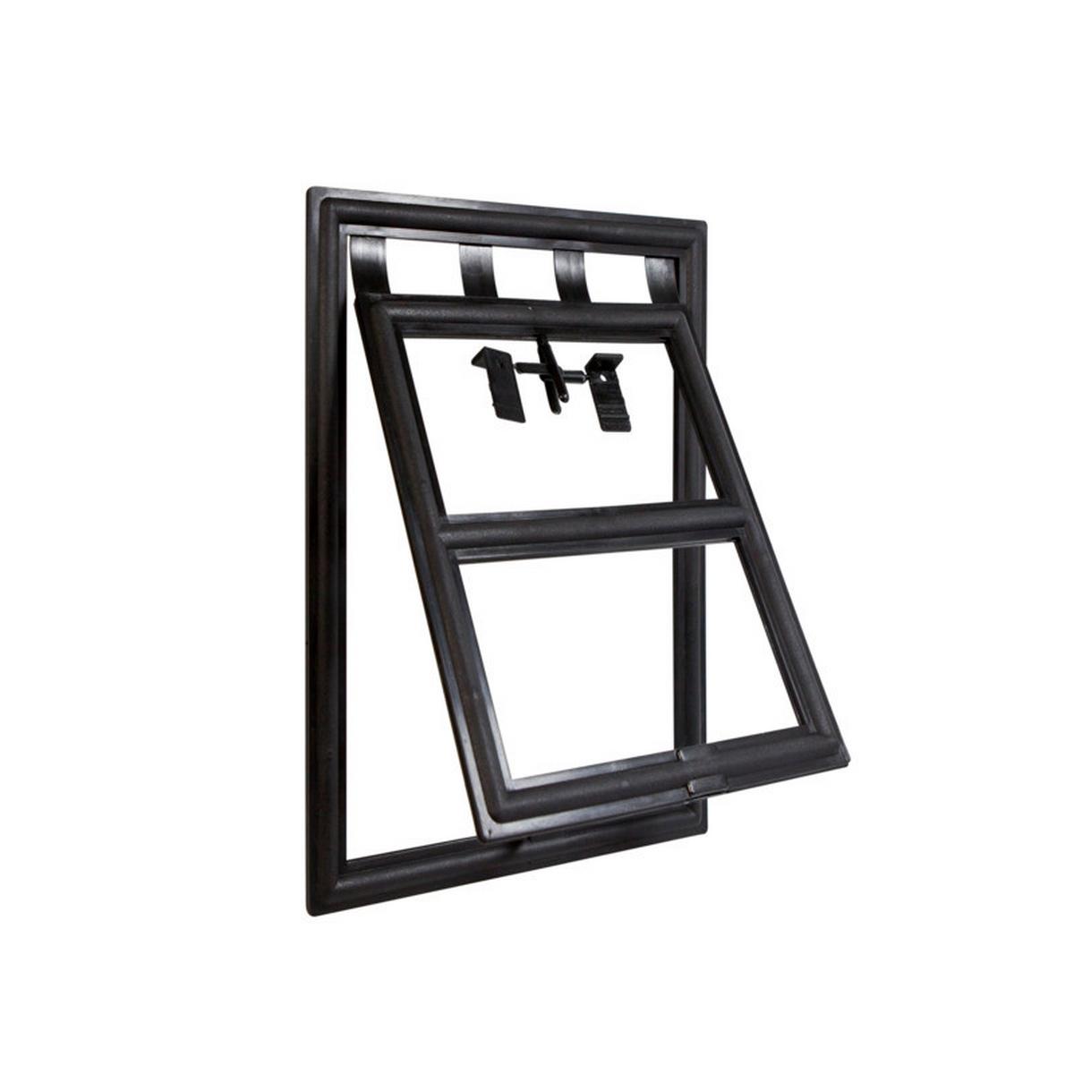 Katzenklappe Schwarz - Schwarz, Basics, Kunststoff (20/25cm)