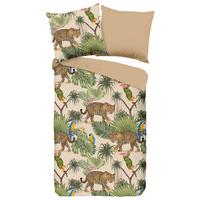 Wendebettwäsche Tropical Multicolor 135x200 cm - Multicolor, Natur, Textil (135/200cm)