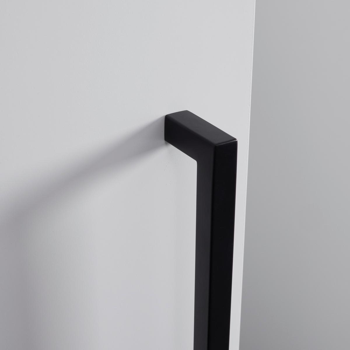 Spodní skříňka MARIANNE bílá - bílá/černá, Moderní, kov/kompozitní dřevo (30/84/35cm) - Bessagi Home