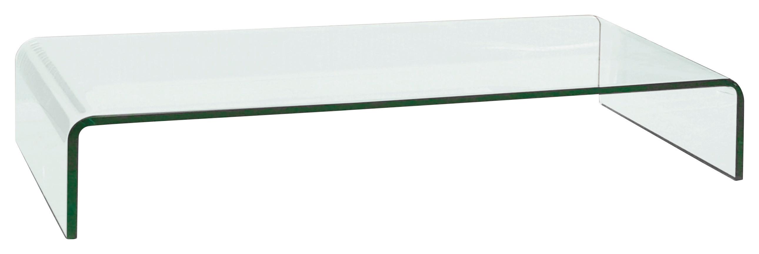 TV-Aufsatz Hagen Klarglas BxHxT 90x11x25 cm Max. 30 Kg