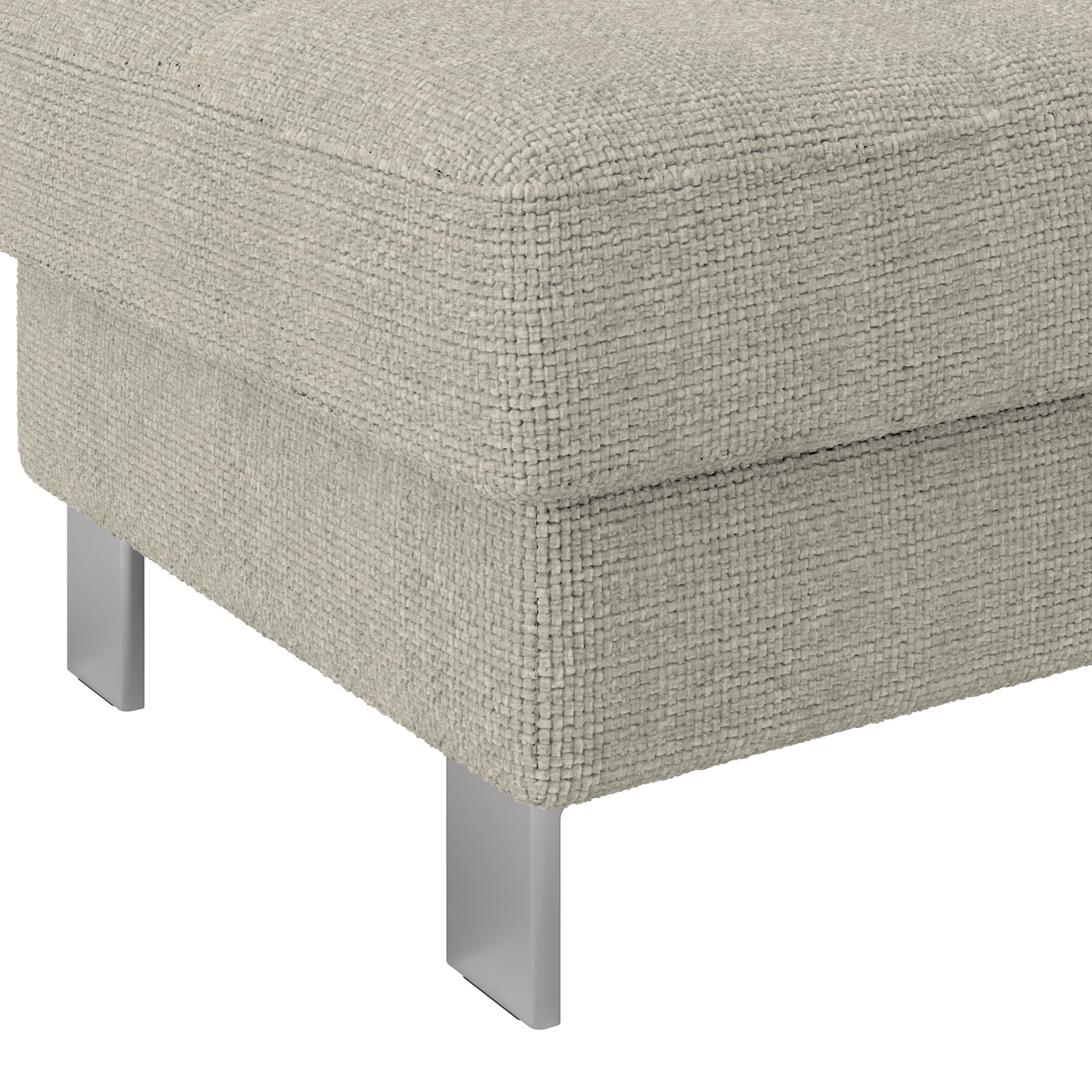 Hocker Savona - Greige, MODERN, Textil (90/44/73cm) - Ondega