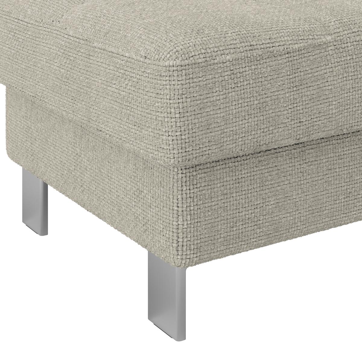 Hocker Savona - Greige, MODERN, Textil (90/44/73cm) - Ondega