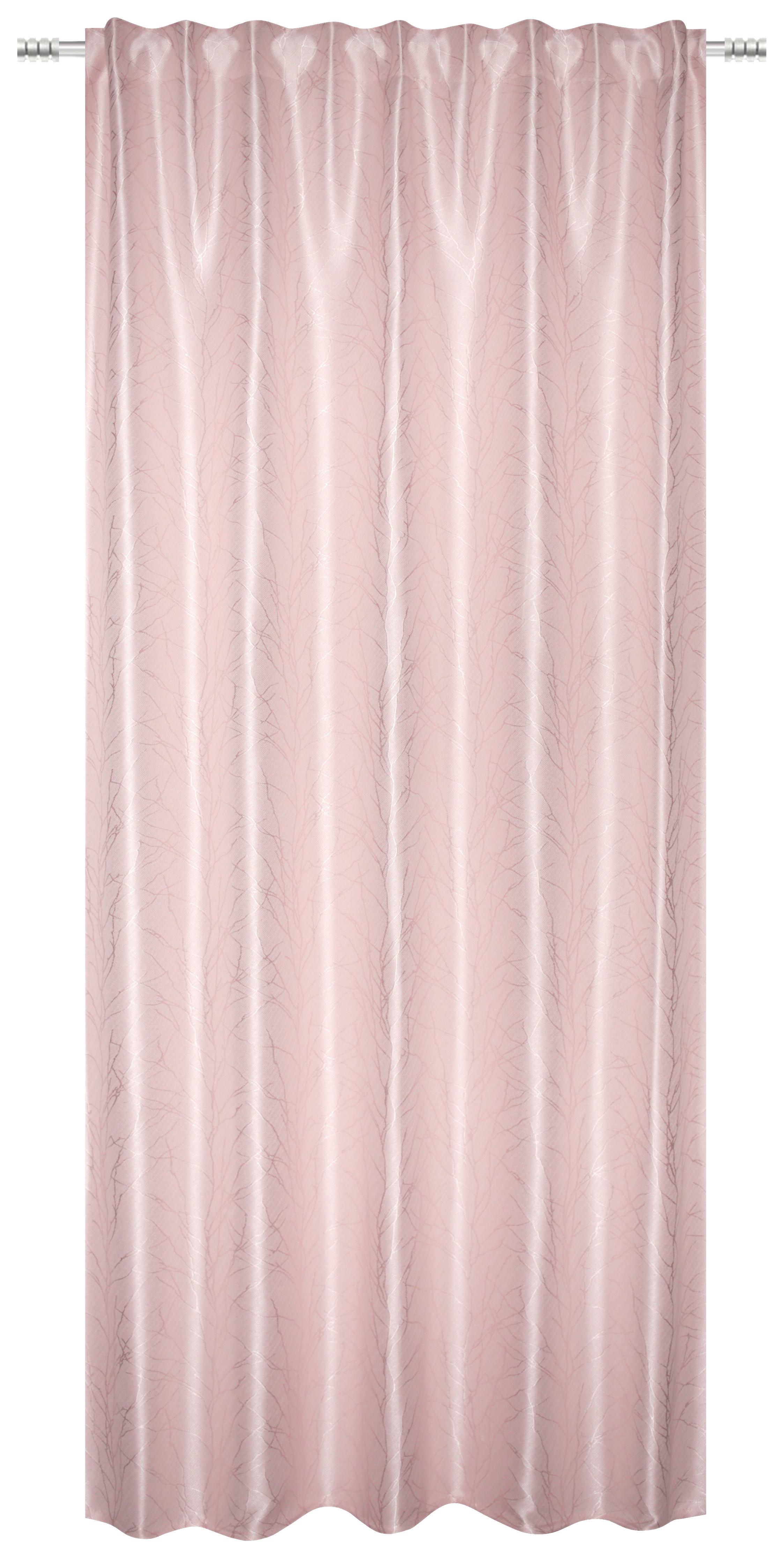 Fertigvorhang Neli - Orange, MODERN, Textil (140/245cm) - Luca Bessoni