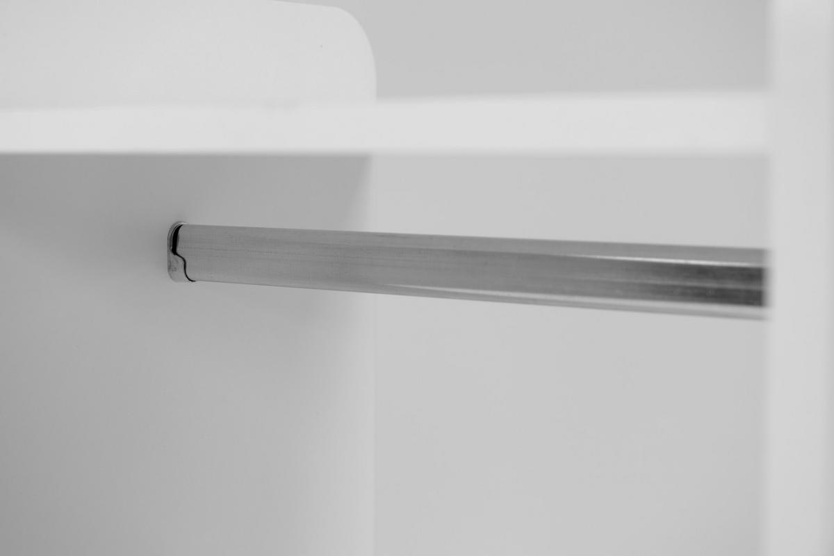 Nyitott Gardróbszekrény Lala 41a - fehér, Design (78/109/39cm)