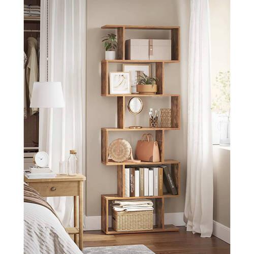 Bücherwand Iron B: 70 Cm Braun - Braun, Basics, Holzwerkstoff (70/190,5/24cm) - Boxxx