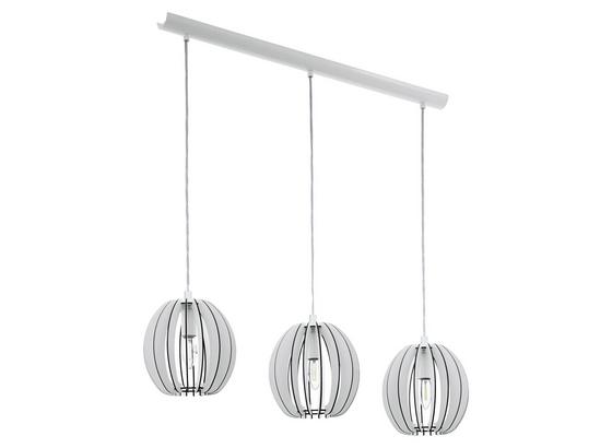 Hängeleuchte Cossano - Weiß, MODERN, Holz/Metall (79/19/130cm) Hängeleuchte Cossano - Weiß, MODERN, Holz/Metall (79/19/130cm)